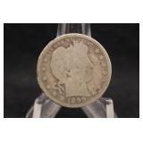 1899 Silver Liberty Head Morgan Quarter