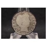 1893 Silver Liberty Head Morgan Quarter