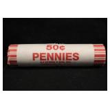 Roll of Pre-33 Lincoln Cents