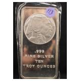 10oz .999 Pure Silver Bar