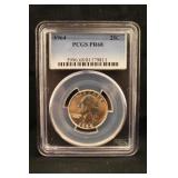 1964 PR68 PCGS Certified Washington Silver Quarter