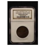 1796 MS62 Great Britain D&H-1041 1/2 Penny