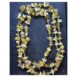 Stauer Multi-Strand Necklace W/Amethyst, Citrine