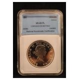 1964 Certified Canada PL Silver Dollar