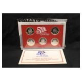 2004 U.S Mint 50 State Quarters Silver Proof Set