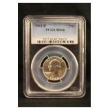 1963-D MS66 PCGS Washington Silver Quarter