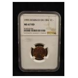 1995 Doubled Die Obverse MS67 Certified
