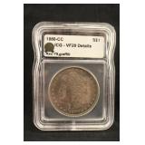 1880-CC ICG Certified Morgan Silver Dollar