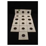 Lot of 16 Indian Head Cent's
