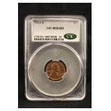 1953-S MS66RED CAC Certified Lincoln Wheat Cent