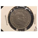 1964 Copper-Nickel Denmark 1 Krone Coin