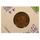 1964 Mexican 5 Centavos