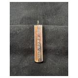 Tiffany & Co. 1837 Bar Pendant in Sterling  7.8g