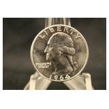1964-D Silver Washington Quarter