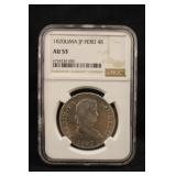 1820 Peru Silver 4 Reales