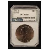 1972-S Certified Eisenhower Silver Dollar
