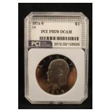 1974-S Certified Eisenhower Dollar