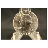1964-D Silver Washington Quarter