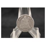 1889 Silver Seated Liberty Dime