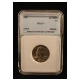 1959 Certified Washington Silver Quarter