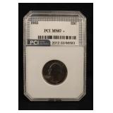 1935 Certified Washington Silver Quarter