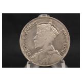 1934 New Zealand Silver Half Crown