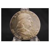 1963-P Toned Franklin Silver Half Dollar