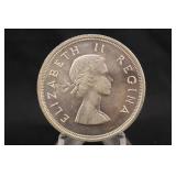 1958 South Africa 5 Shillings Silver Coin