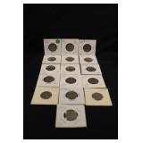 Lot of 16 Buffalo Nickels