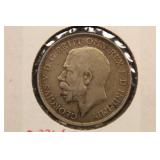 1919 Great Britton One Florin Silver Coin