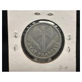 1943 French 2 Francs Coin