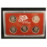 2005 U.S Mint 50 State Quarters Silver Proof Set