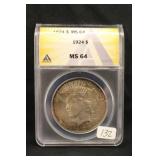 1924 MS64 U.S. Silver Peace Dollar
