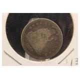 1877 Seated Liberty Silver Quarter