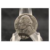 1985 Jefferson Nickel off center Strike Error