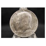 1964 Uncirculated Silver Kennedy Half Dollar