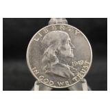 1949 Franklin Silver Half Dollar