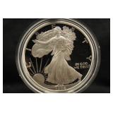 1994 1oz .999 Pure Silver Eagle Proof w/COA