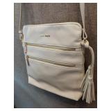 Anne Klein Cross Body Purse  Dbl Front Zipper