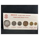 1964 Mexico Minor Coinage Type Set