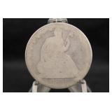1858-O Seated Liberty Silver Half Dollar