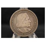 1893 Columbus Commemorative Silver Half Dollar