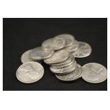 Lot of 13 AU/BU Steel Wheat Cents