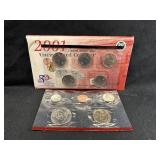 2001 U.S. Mint Uncirculated Coin Set