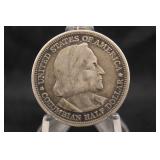 1893 Columbus Commemorative Silver Half Dollar