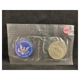 1974 Silver Eisenhower Dollar