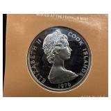 Cook Islands Five-Dollar Silver Proof Coin