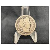 1915 Barber Silver Quarter