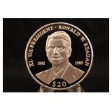 2000 $20 .999 Silver 20 gram Presidential Coin