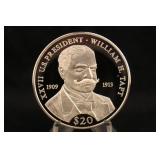 2000 $20 .999 Silver 20 gram Presidential Coin